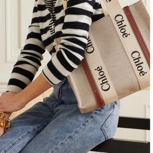 Brand New Chloe Medium Woody Tote